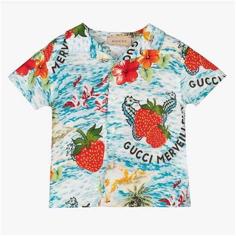 gucci clothing junior|gucci shirt baby boy.